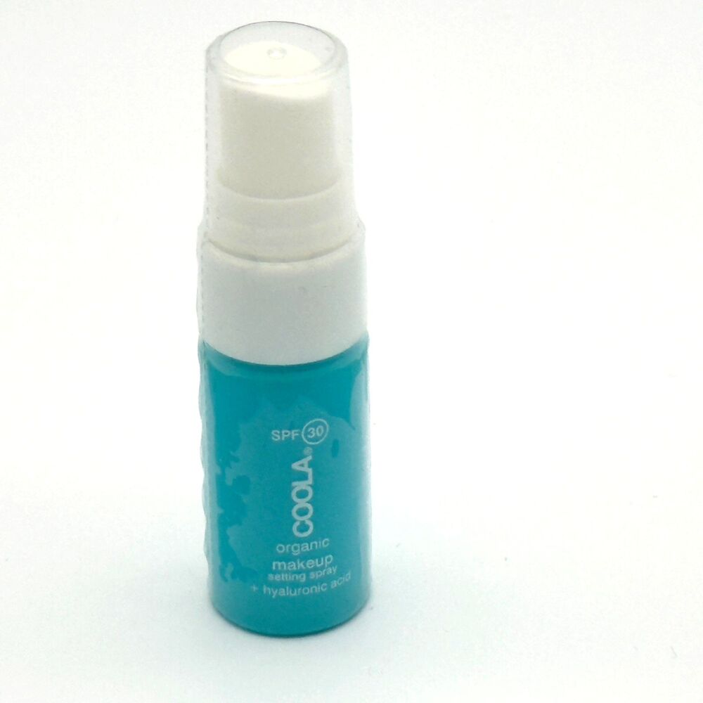 COOLA Organic Makeup Setting Spray SPF 30 Travel Size + Hyaluronic Acid